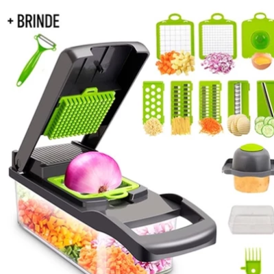 CORTADOR FATIADOR VERDURAS FRUTAS LEGUMES PROCESSADOR INOX